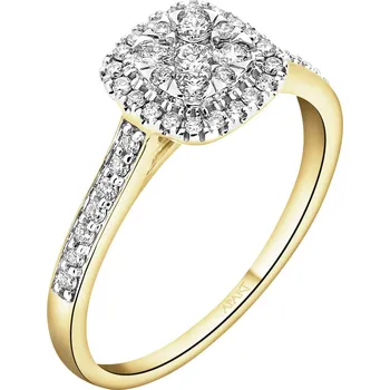 Prsten Zlatý prsten s brilianty - 0,33 ct - ryzost 585 - 227.112