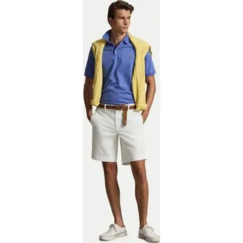 Pánské kraťasy Polo Ralph Lauren Šortky z materiálu 710799213022 Bílá Regular Fit 33