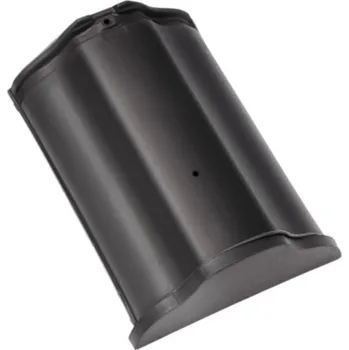 Střešní krytina Hřebenáč začáteční BMI BRAMAC drážkový HO hladký set s příchytkou a vrutem engoba – antracit