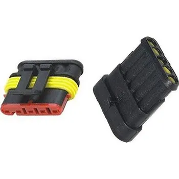 Síťový kabel Konektor se zdířkou DJ7051-1.5-11+DJ7051-1.5-21 5P vodotěsný