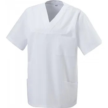 Dámské tričko Exner Dámská pracovní tunika do véčka s bočními průduchy Barva: Bílá, Velikost: 9XL EX273