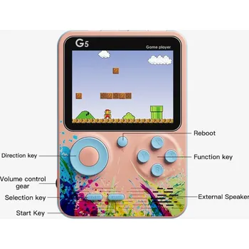 Herní konzole Kapesní herní konzole Gamebox G5 - 500 her v 1 (Herní konzole sup)