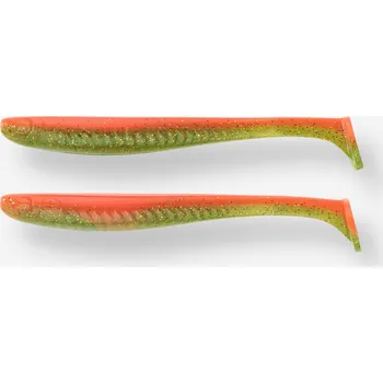 Nástraha CAPERLAN Nástraha shad na rybolov štik s atraktantem Yubari Fat Shad 20 cm 8" ORANŽOVÁ