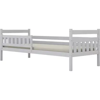 Ložnicová sestava Postel Dawid standard + zábrana 80x160 bílá