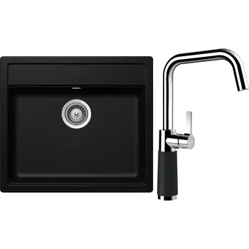 Kuchyňský dřez Set Schock S9-8 (dřez Mono N-100 Magma + baterie SC-530 Magma)