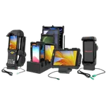 RAM Mounts GDS Tough-Dock Holder (Latch) for Samsung Tab S7, S9 & S9 FE - in IntelliSkin Next Gen Protective Sleeve - USB-C Power Supply