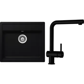 Granitový dřez Set Schock S9-1 (dřez Mono N-100 Puro + baterie Epos Puro)