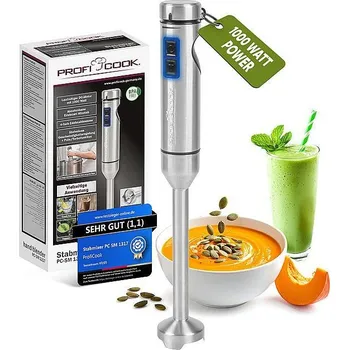 ProfiCook SM 1317 tyčový mixér nerez 1000W