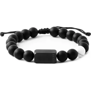 Náramek Partnerský náramek s tubusem stahovací černý