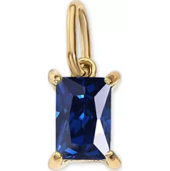 Přívěsek Přívěsek s modrým zirkonem zlatý