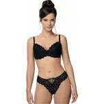 Dámská krajková tanga kalhotky černé TERMENA, VELIKOST 2XL