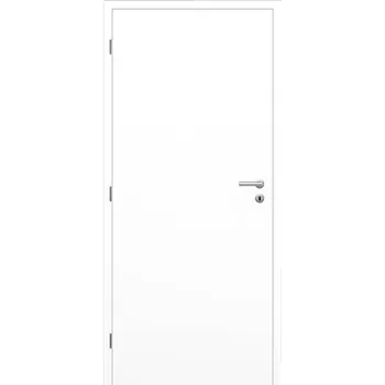 Interiérové dveře Dveře interiérové plné, BB zámek, povrch: fólie bílá, 90L