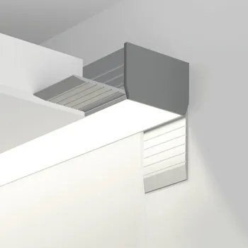 LED páska Ledshopik LED profil do sádrokartonu do rohu KLUS KOZUS-CR - LED profil KOZUS-CR - 1m