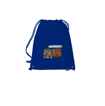 Sportovní vak Bastard Ve dvou se to lépe táhne vak Royal Blue Mal