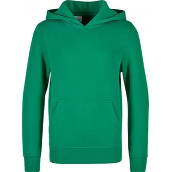 Chlapecká mikina Dětská teplá mikina klokanka s velkou kapsou Build Your Brand 300g/m Barva: zelená mořská, Velikost: 146/152 BY117
