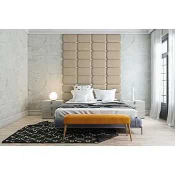 Čalouněný nástěnný panel Classic plus 40/30/3 cm- béžová