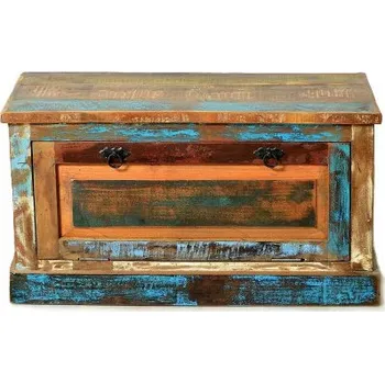 Botník Botník, s 1 dvířky, recyklované dřevo, lakované - A SIT Möbel