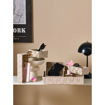 Úložný box Sinsay - Sada úložných krabiček 6 pack - béžová - 197IA-08X - 197IA-08X-ONE