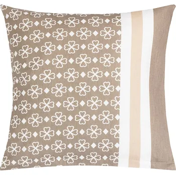 Povlak na polštářek Povláček bavlněný Kávová,Bílá 90/368B 40x40 cm