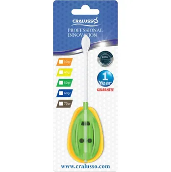 Nástraha CRALUSSO BIG ROCKET METHOD KRMÍTKO+PLNIČKA FLUO ZELENÁ - (1+1KS/BAL) 30G