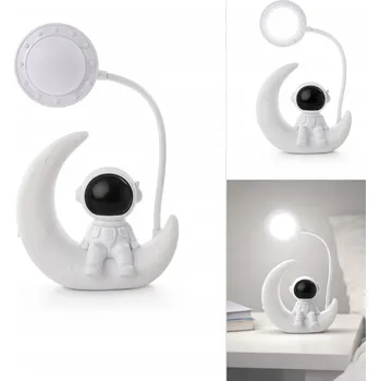 Lampička Noční lampa LED astronaut USB do dětského pokoje 28 cm stolní dekorativní