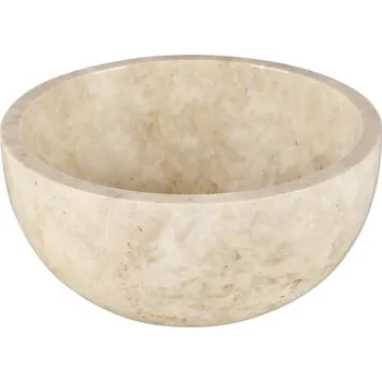 Umyvadlo na desku Differnz Lodi mramor béžová 38 cm 36.102.46