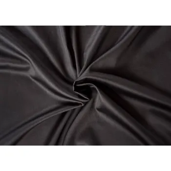 Prostěradlo Kvalitex Saténové prostěradlo s gumou černé 90x200