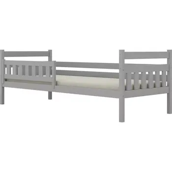 Ložnicová sestava Postel Dawid standard + zábrana 80x160 šedá