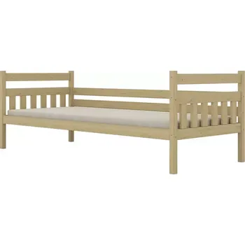 Ložnicová sestava Postel Dawid standard 90x200 přírodní, nelakovaná