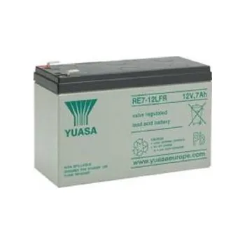 Elektronika Fukawa YUASA RE7-12LFR (12V; 7Ah; faston F2-6,3mm; životnost 6-9let) 13743