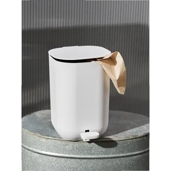 Odpadkový koš Sinsay - Odpadkový koš s víkem - bílá - 188HK-00X - 188HK-00X-ONE