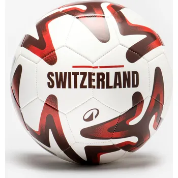 Fotbalový míč KIPSTA Fotbalový míč Švýcarsko velikost 5 5 BÍLÁ|KAŠTANOVÁ|ORANŽOVÁ|ČERVENÁ
