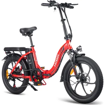 Skládací kolo FAFREES Skládací elektrokolo FAFREES F20, motor 250 W, baterie 36 V 18 Ah ČERVENÁ 2025