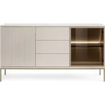 Piaski Komoda Sento KSZ 154 s LED osvětlením provedení - vyber: kašmír + dub wotan