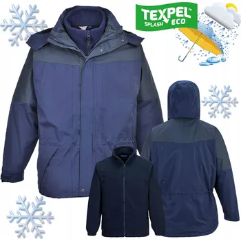 Pánská bunda Pánská bunda 3v1 Aviemore PORTWEST Tmavě modrá XL XL