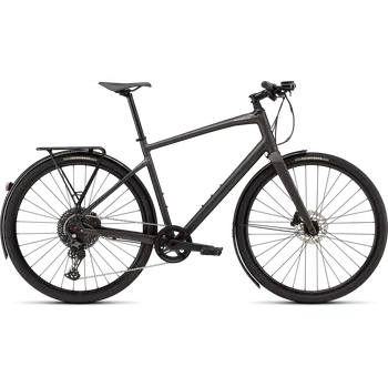 Jízdní kolo Specialized Sirrus X 4.0 EQ 2026 Satin Metallic Obsidian / Desert Metallic Frost Reflective XL