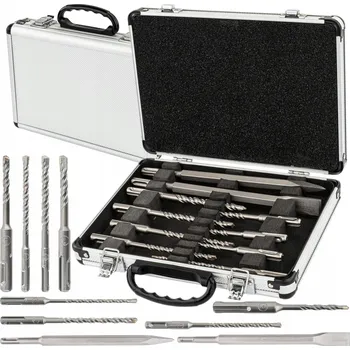 Vrták SADA VRTÁKŮ A SEKÁČŮ SDS PLUS ODOLNÁ 10 KS PRO VRTÁNÍ A SEKÁNÍ BETONU