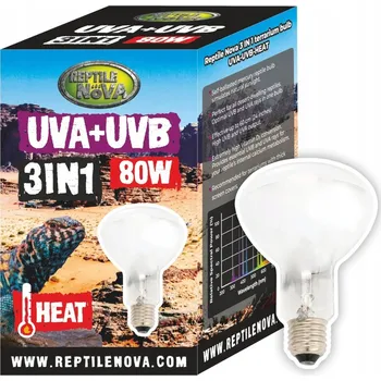 Osvětlení do terária Žárovka Reptile Nova UVA-UVB 80W