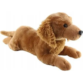 plyšák PLYŠOVÝ PES Zlatý retrívr, 60 cm, ležící