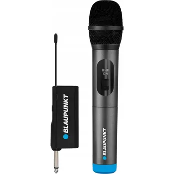Mikrofon Bezdrátový mikrofon na pódium Blaupunkt UHF WM40U černý pro karaoke