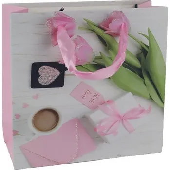 Taška papírová dárková tulipány A0373/1