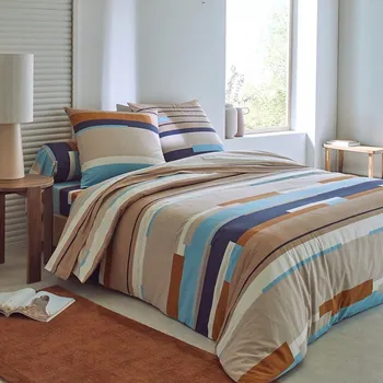 Povlečení Blancheporte Povlečení Liam s geometrickým vzorem, bavlna Velikost: povlak na polštář 63x63 cm