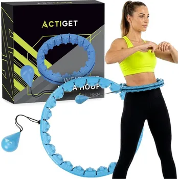 Hula Hoop se závažím ACTIGET ACT0138 modrá