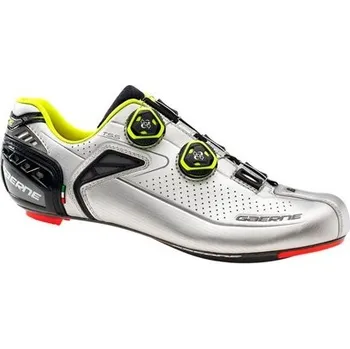 Pánské cyklistické tretry Tretry GAERNE Chrono Carbon PLUS silver 2017 45