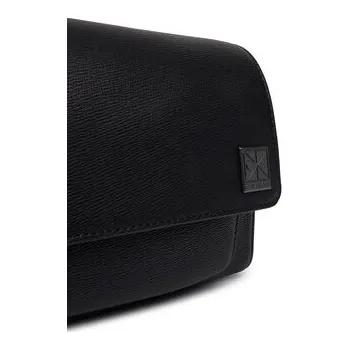 Kabelka Kabelka Calvin Klein Emblem Hw Small Slap Messenger LV04D3367G Černá OS