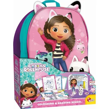 Doplněk pro panenku Lisciani Gabby's Dollhouse Batoh s kreativní sadou