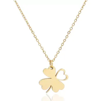Řetízek Řetízek se čtyřlístkem zlatý