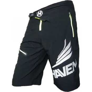 Cyklistické kalhoty Kraťasy - HAVEN Energizer - Black/Green/White M