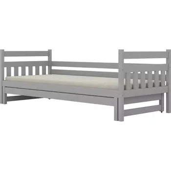 Ložnicová sestava Postel Dawid přistýlka 80x200 šedá