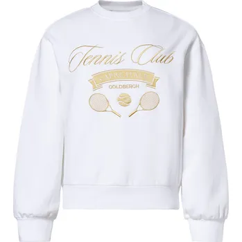 Cyklistické kalhoty Dámská mikina Goldbergh Brunie Sweater White
